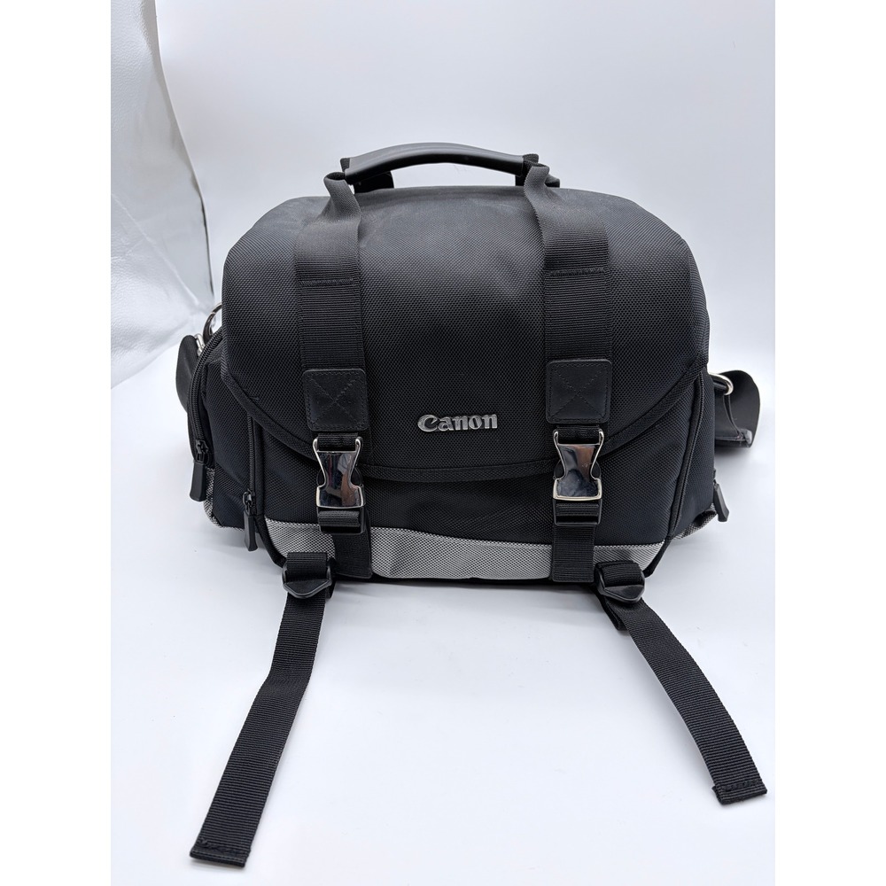 Canon Camera Bag Unisex OS Black Deluxe Gadget Bag Padded Shoulder Strap Travel